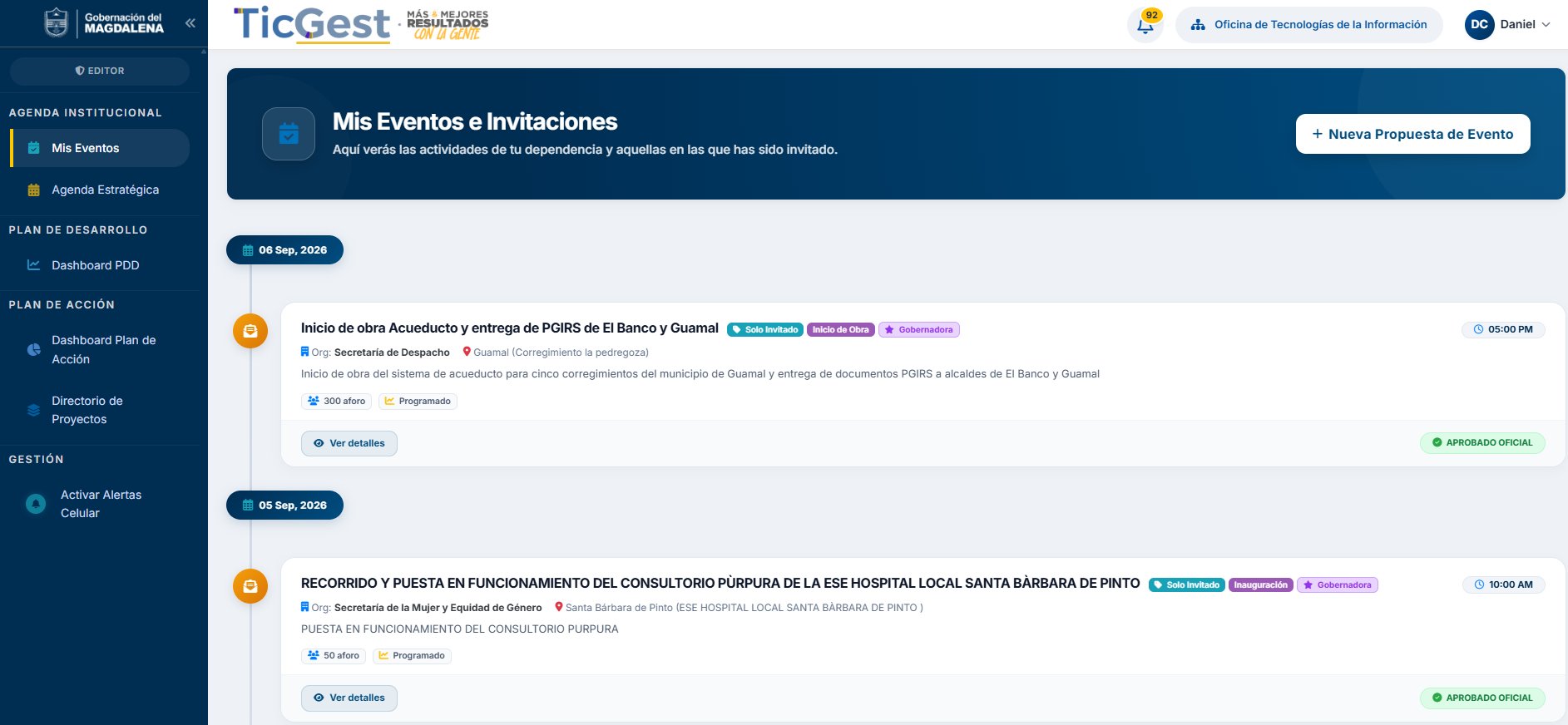 TicGest · Gerencia estratégica